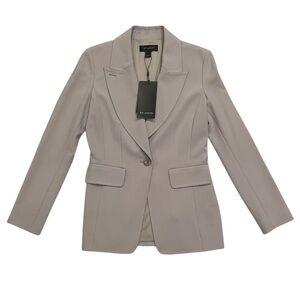 St. John Platinum Gray Blazer